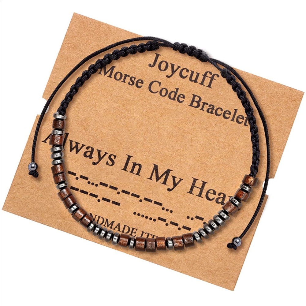 BRAND NEW MORSE CODE BRACELET. (NWT) - Picture 1 of 4